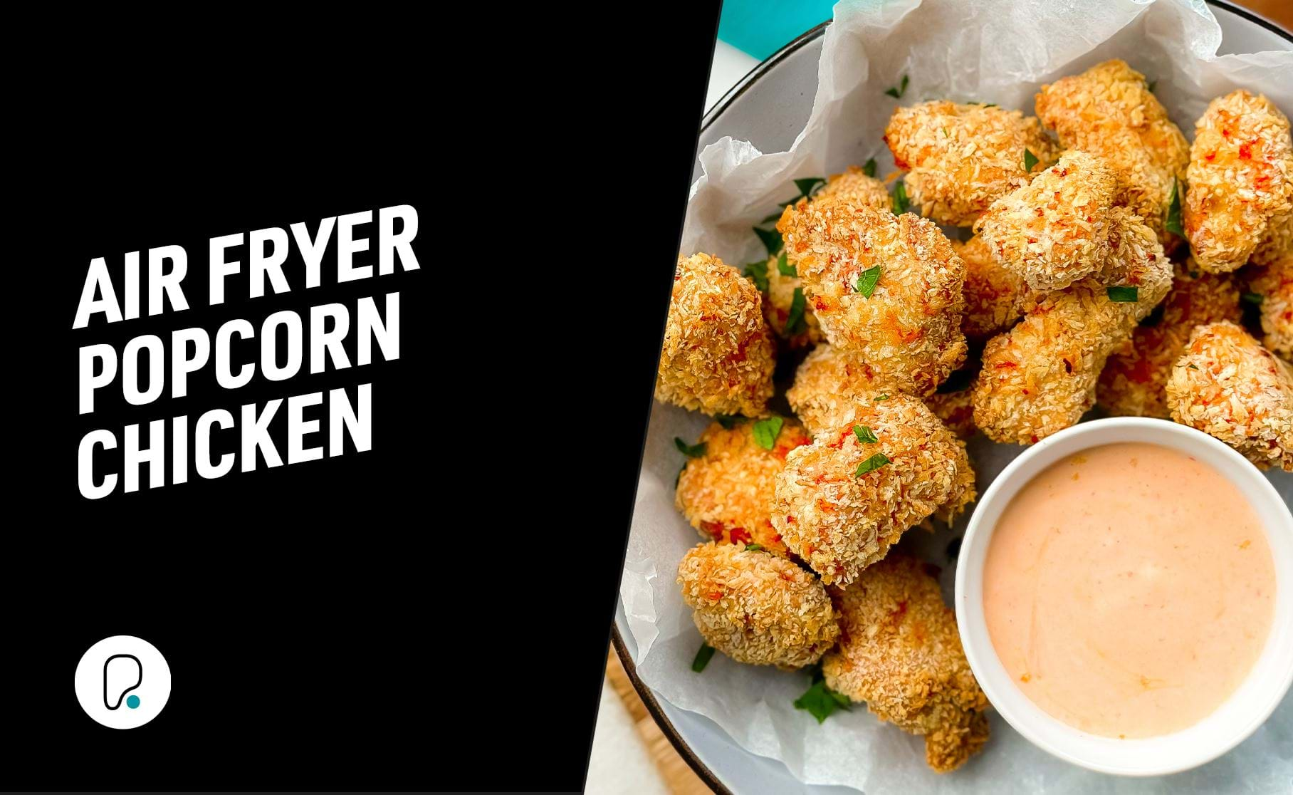 Airfryer Popcorn Chicken Blog Header