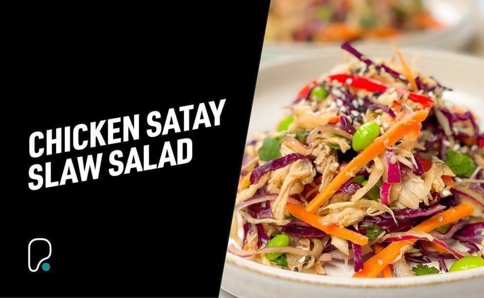 CHICKEN SATAY SLAW SALAD RECIPE